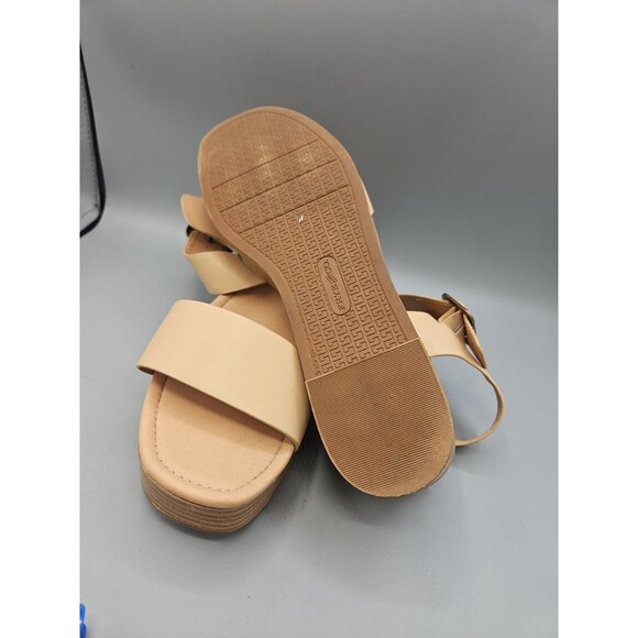 Frye And CO SZ 11 Lylah Wedge Sandal Tan - Picture 7 of 10